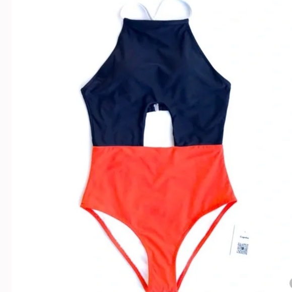 Cupshe Other - CUPSHE swimsuit Colorblock Cutout One-Piece Vacation swim summer beach Size S